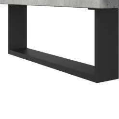 vidaXL - Betongrijs Kolomkast met 2 deuren 2 vakken - Hout - 30x30x190 cm