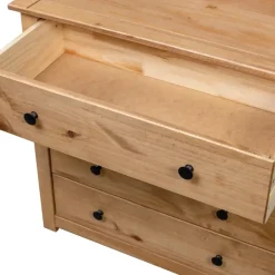 vidaXL - Bijzetkast - Bruin - Grenenhout