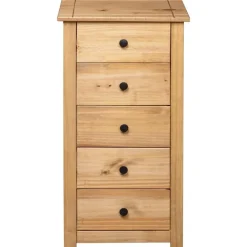 vidaXL - Bijzetkast - Bruin - Grenenhout