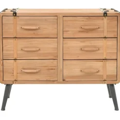 vidaXL - Bijzetkast - Bruin - Hout