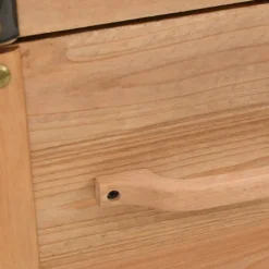 vidaXL - Bijzetkast - Bruin - Hout