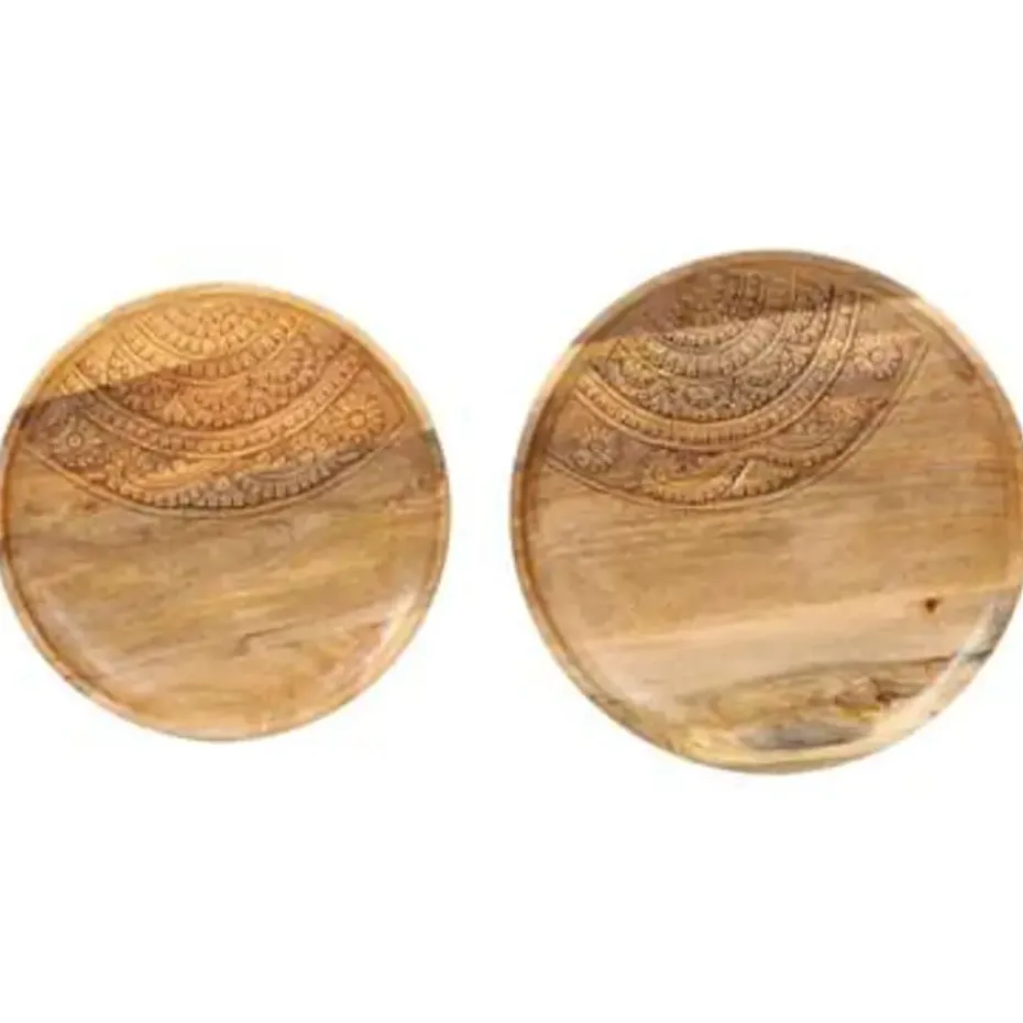 vidaXL - Bijzettafel - Bruin - Hout