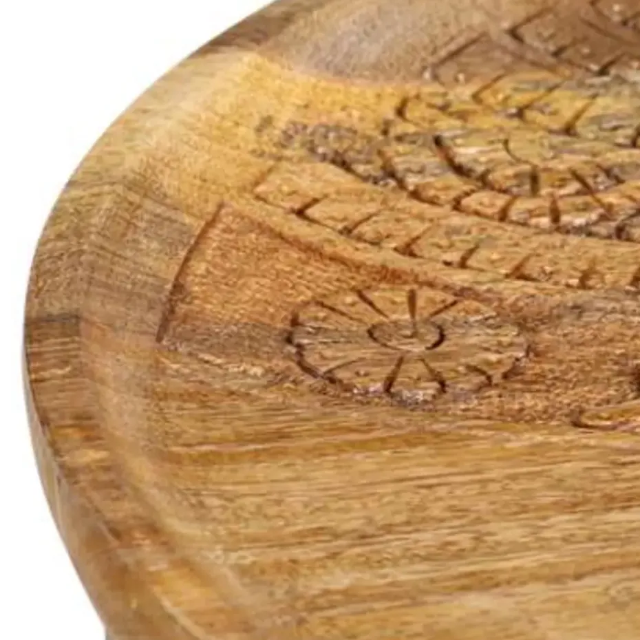 vidaXL - Bijzettafel - Bruin - Hout