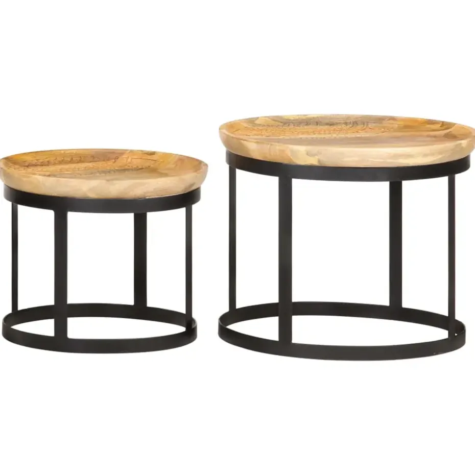 vidaXL - Bijzettafel - Bruin - Hout