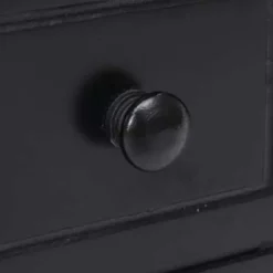 vidaXL - Bijzettafel - Zwart - Hout