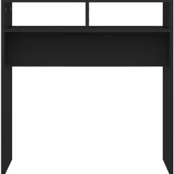 vidaXL - Bijzettafel - Zwart - Bewerkt hout