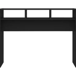 vidaXL - Bijzettafel - Zwart - Bewerkt hout