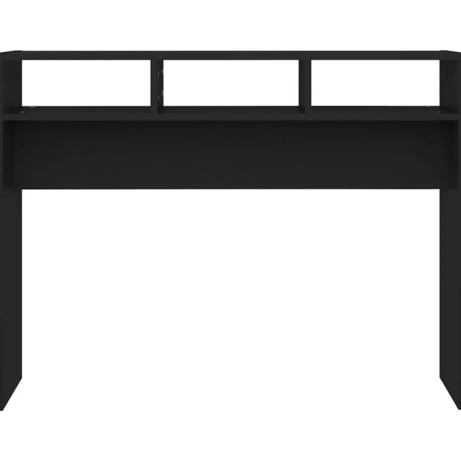 vidaXL - Bijzettafel - Zwart - Bewerkt hout