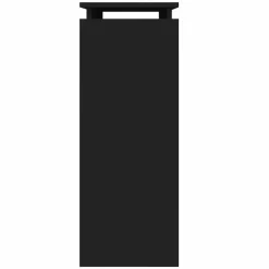 vidaXL - Bijzettafel - Zwart - Bewerkt hout