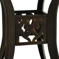 vidaXL - Bistroset - Bruin - Aluminium