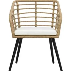 vidaXL - Bistroset - Bruin - Poly rattan
