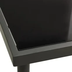 vidaXL - Bistroset - Zwart - Staal