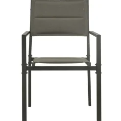 vidaXL - Bistroset - Zwart - Staal