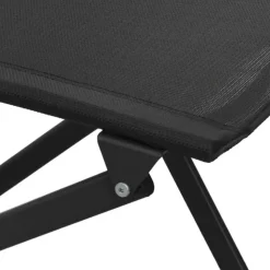 vidaXL - Bistroset - Zwart - Staal - 3 stuks