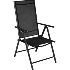 vidaXL - Bistroset - Zwart - Aluminium