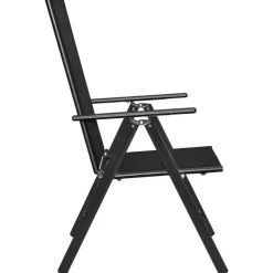 vidaXL - Bistroset - Zwart - Aluminium