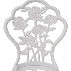 vidaXL - Bistroset Bistrosets - Wit - Aluminium