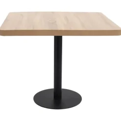 vidaXL - Bistrotafel - Bruin - MDF - 80 x 80 x 75 cm
