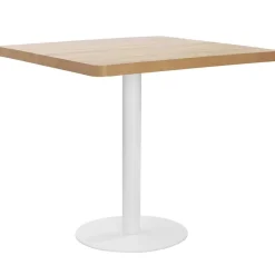 vidaXL - Bistrotafel - Bruin - MDF - 80 x 80 x 75 cm