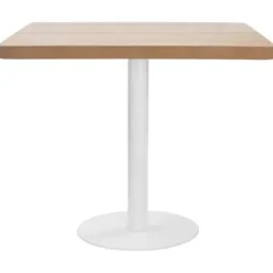 vidaXL - Bistrotafel - Bruin - MDF - 80 x 80 x 75 cm