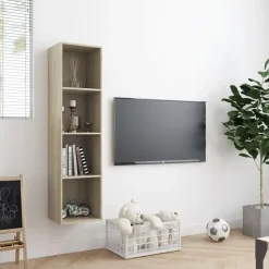 vidaXL - Boekenkast - Bruin - Bewerkt hout