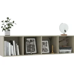 vidaXL - Boekenkast - Bruin - Bewerkt hout