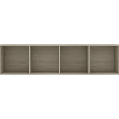 vidaXL - Boekenkast - Bruin - Bewerkt hout