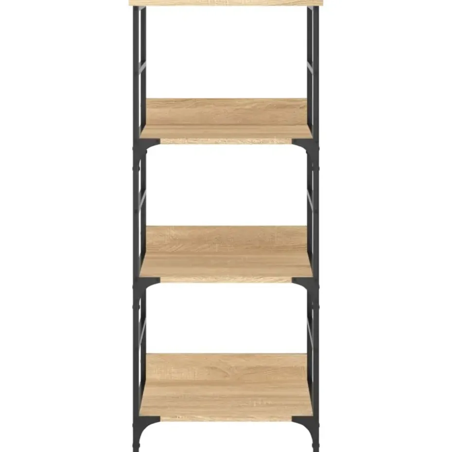 vidaXL - Boekenkast - Bruin - Bewerkt hout