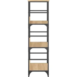 vidaXL - Boekenkast - Bruin - Bewerkt hout