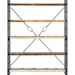 vidaXL - Boekenkast - Bruin - Gerecycled hout