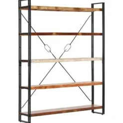 vidaXL - Boekenkast - Bruin - Gerecycled hout