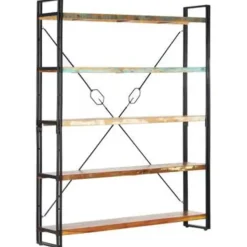 vidaXL - Boekenkast - Bruin - Gerecycled hout