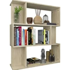 vidaXL - Boekenkast - Bruin - Bewerkt hout