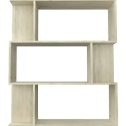 vidaXL - Boekenkast - Bruin - Bewerkt hout