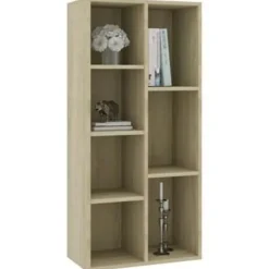 vidaXL - Boekenkast - Bruin - Bewerkt hout