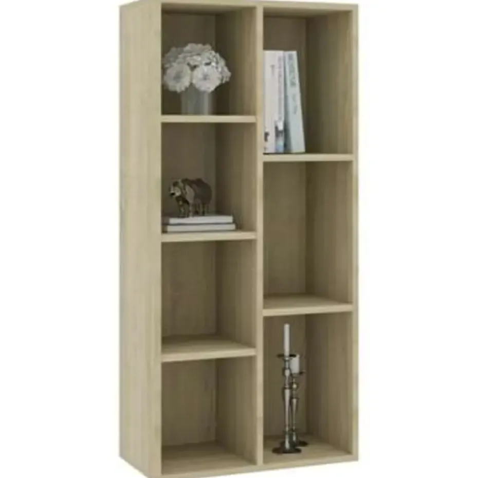 vidaXL - Boekenkast - Bruin - Bewerkt hout