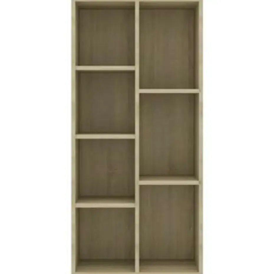 vidaXL - Boekenkast - Bruin - Bewerkt hout