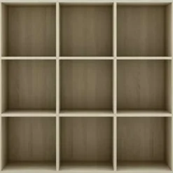 vidaXL - Boekenkast - Bruin - Bewerkt hout