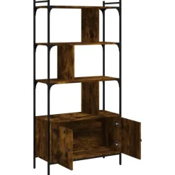 vidaXL - Boekenkast - Bruin - Bewerkt hout