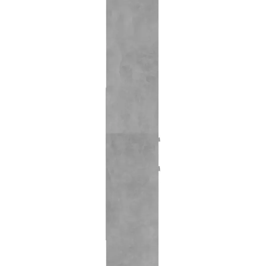 vidaXL - Boekenkast - Grijs - Bewerkt hout