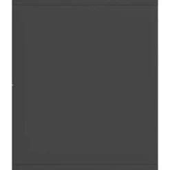 vidaXL - Boekenkast - Grijs - Bewerkt hout