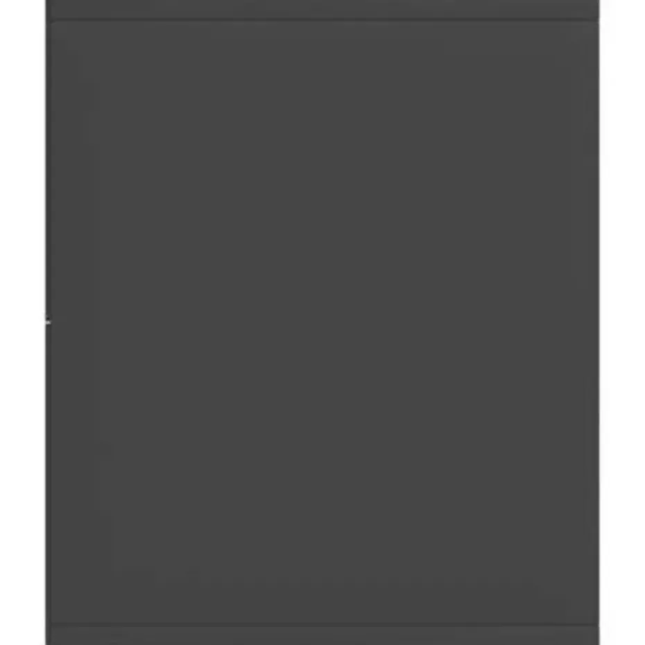 vidaXL - Boekenkast - Grijs - Bewerkt hout