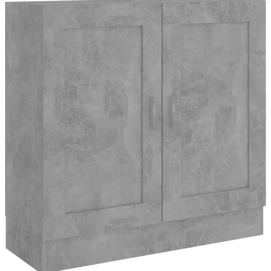 vidaXL - Boekenkast - Grijs - Bewerkt hout