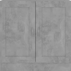 vidaXL - Boekenkast - Grijs - Bewerkt hout