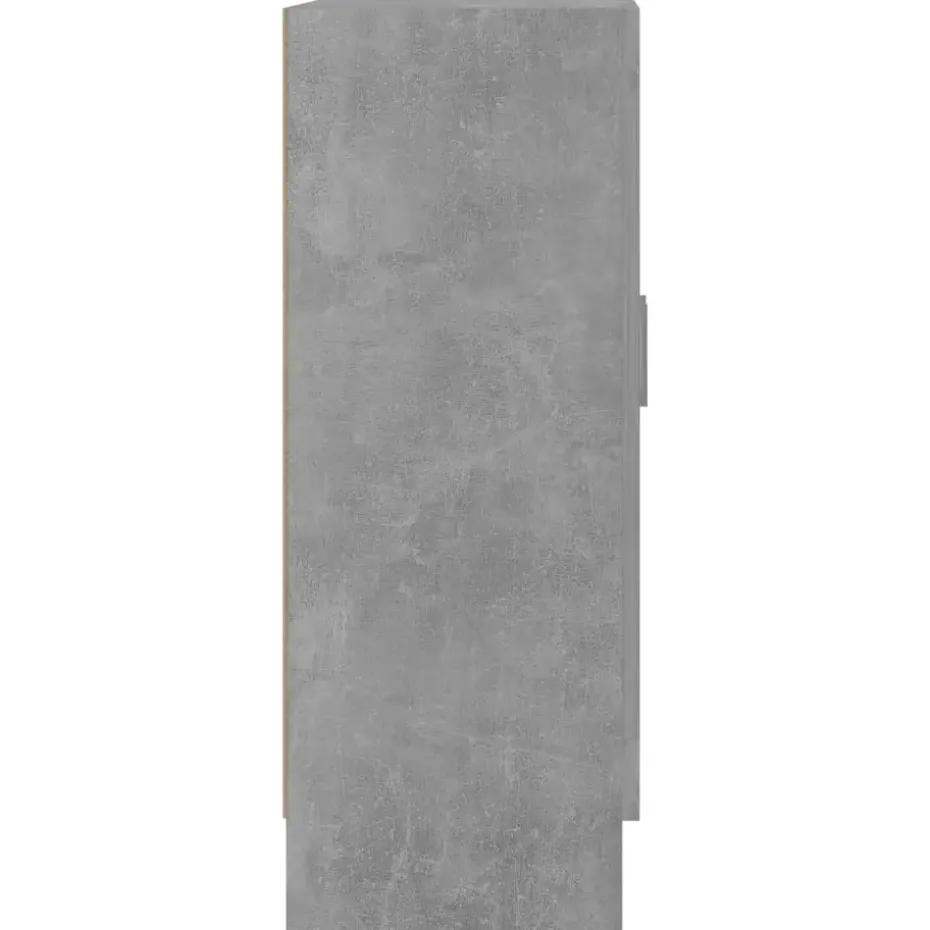 vidaXL - Boekenkast - Grijs - Bewerkt hout