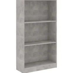 vidaXL - Boekenkast - Grijs - Bewerkt hout - 60 x 24 x 109 cm