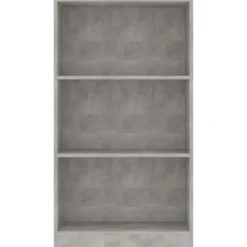 vidaXL - Boekenkast - Grijs - Bewerkt hout - 60 x 24 x 109 cm