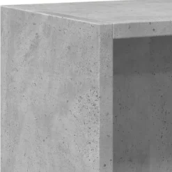 vidaXL - Boekenkast - Grijs - Bewerkt hout