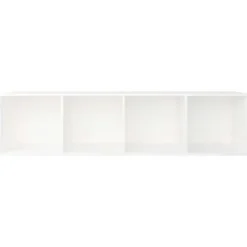 vidaXL - Boekenkast - Wit - Bewerkt hout - 36 x 30 x 143 cm