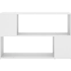 vidaXL - Boekenkast - Wit - Bewerkt hout - 100 x 24 x 63 cm